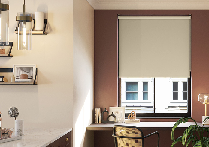 Florenza (Blackout), Manor Cream - Roller Blind - Image 3